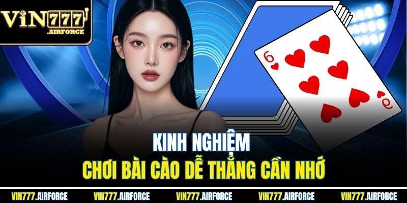 Bài Cào Vin777 - Tìm Hiểu Game Bài Cuốn Hút Nhất  4 Kinh nghiệm chơi bài cào dễ thắng cần nhớ